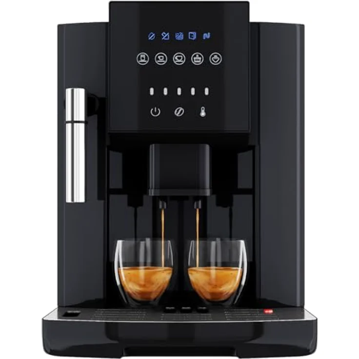 ProfiCook® PC KAV 1281, Kaffeevollautomat mit Kegelmahlwerk, Milchaufschäumdüse, italienischer Profi-Pumpe und Touch-Display – Bild 1