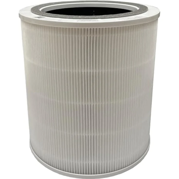Comedes Ersatzfilter 4er Set für Levoit Core 400S, Kombifilter mit HEPA-Element und Aktivkohle gegen Gerüche, 23,5 cm Durchmesser, weiß – Bild 3