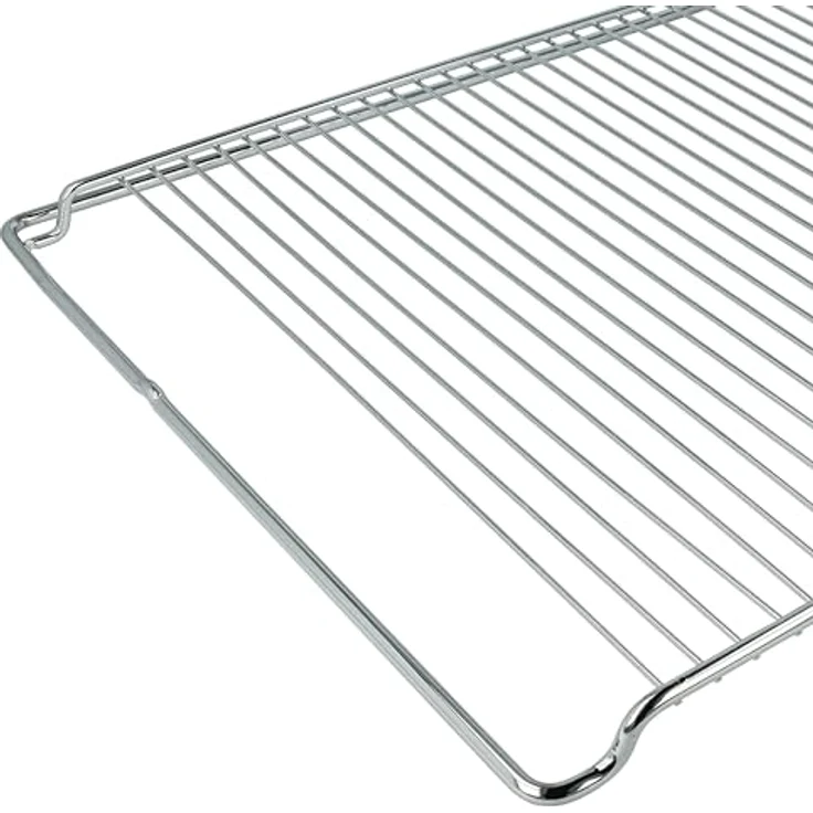 Vhbw Universal Gitterrost, Backgitter 44,3 x 37,5 x 2,2 cm, silber, aus hitzebeständiger Eisen-Nickel-Chrom-Legierung – Bild 7