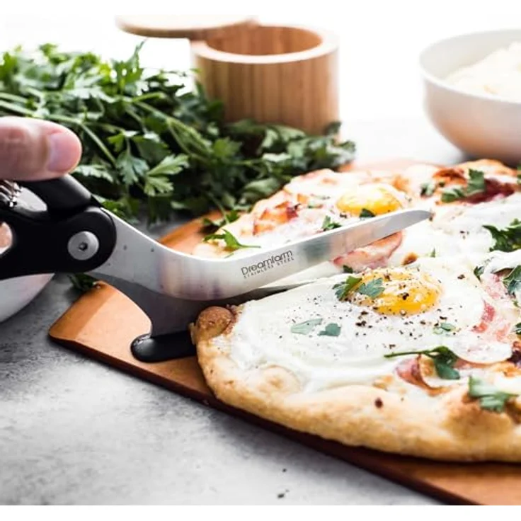 Dreamfarm Scizza Pizzaschere / Haushaltsschere, Charcoal schwarz – Bild 2