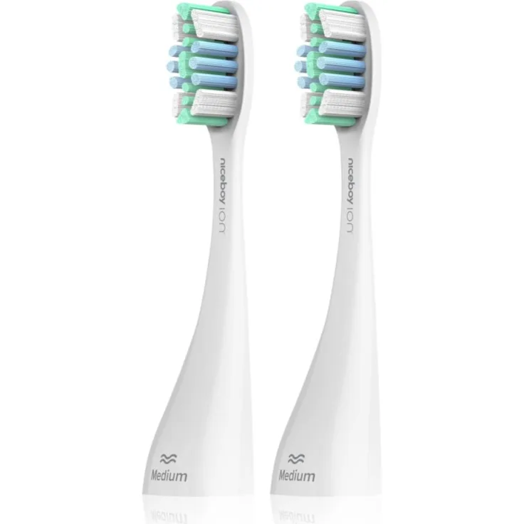 Niceboy ION Sonic PRO UV toothbrush Ersatz-Kopf Medium White 2 St.