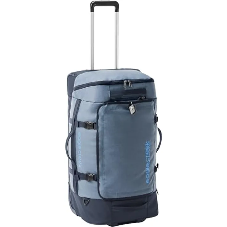 Eagle Creek Cargo Hauler XT Wheeled Duffel, 90 L, blau, mit einziehbarem Griff und Rucksackgurten