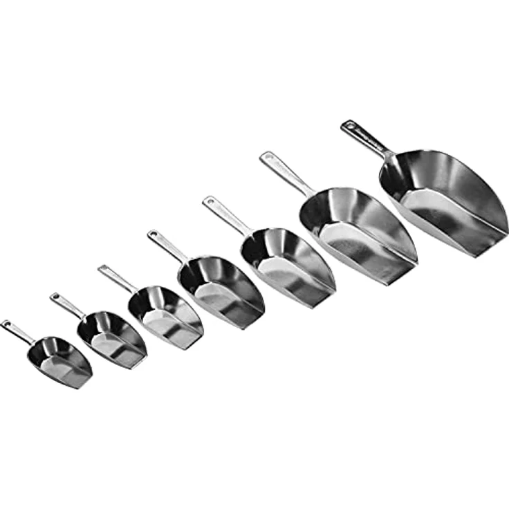 Westmark Kleine Abwiege--Abfüllschaufel, Füllvolumen: 75 ml (ca. 63 g Mehl), Aluminium, Hygia, Silber, 91212291 – Bild 5