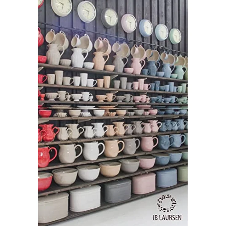 IB Laursen [SA2025/02] Rührschüssel Mynte French Grey, Keramikschale in creme und grau, Ofen, Mikrowelle, Gefriertruhe, Spülmaschine geeignet – Bild 5