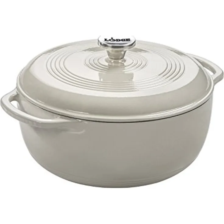 Lodge Dutch Oven aus emailliertem Gusseisen, 3 Qt, Austern