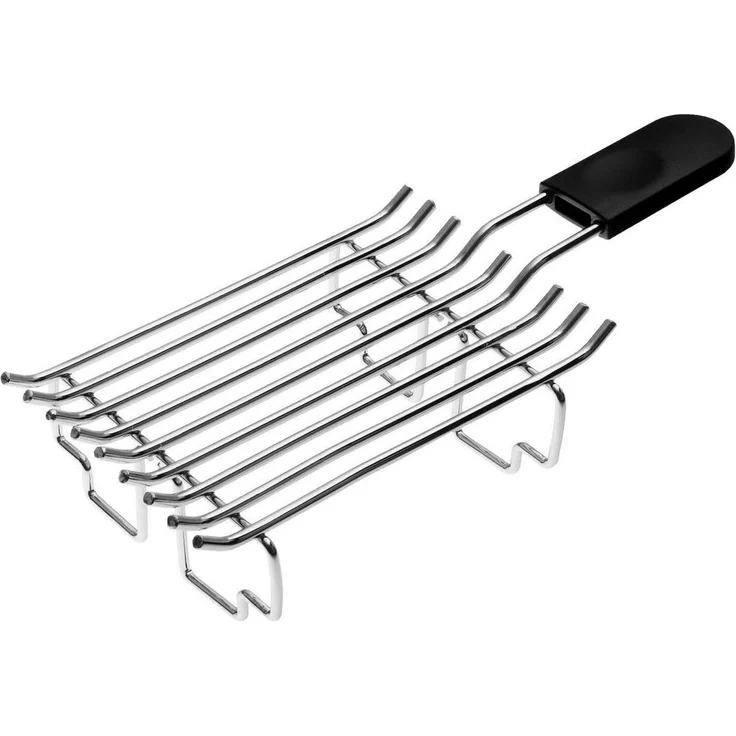 Kitchenaid 5KTBW222 Brötchenaufsatz, Brötchenröstaufsatz, für 2-Schlitz KitchenAid Toaster 5KMT2204E/5KMT221E und für die 4-Schlitz KitchenAid Toaster 5KMT4205E/5KMT421E, Edelstahl, silber-schwarz – Bild 2