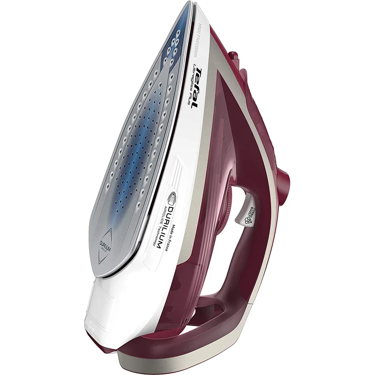 Tefal FV6810 Ultragliss Plus Dampfbügeleisen, 2800 Watt, Dampfstoßm 250 g/Min, Eco-Modus, 50 g/Min. Dampfabgabe, rot-weiß – Bild 4