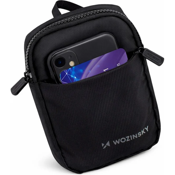 Wozinsky WMS-W1 Schultertasche, Wasserdichtes Design mit 2 Fächern und innenliegendem Netzfach