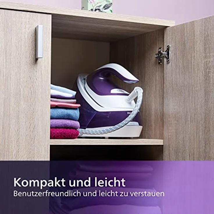 Philips PerfectCare Compact Plus GC7933/30 Dampfbügelstation, 2400 W, 6,5 bar, konstanter Dampfausstoß von 120 g-Min. – Bild 4