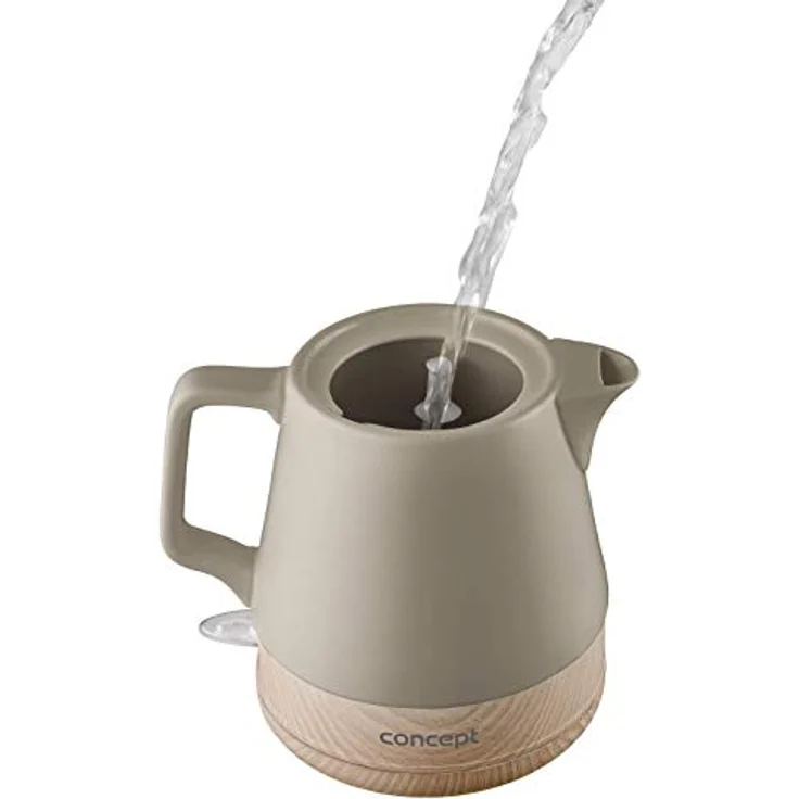 CONPT Hausgeräte Keramik Wasserkocher RK0061 1 L, kaffeebraun – Bild 15
