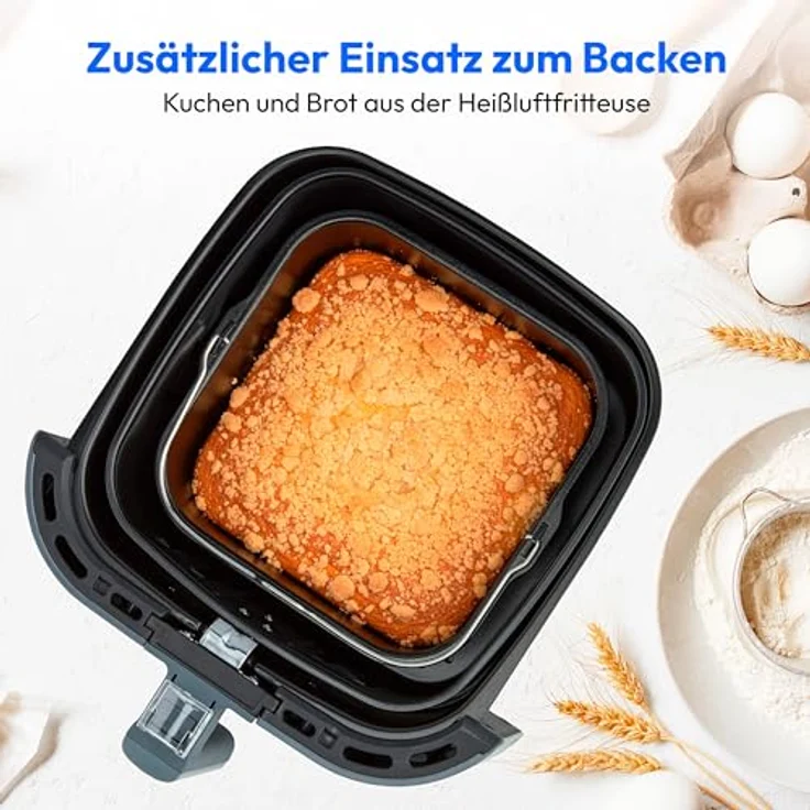 Medion® Heißluftfritteuse MD 11740, 2000 W, digitales Bedienfeld, 9 Automatikprogramme, vielseitig und gesundheitsbewusst – Bild 5