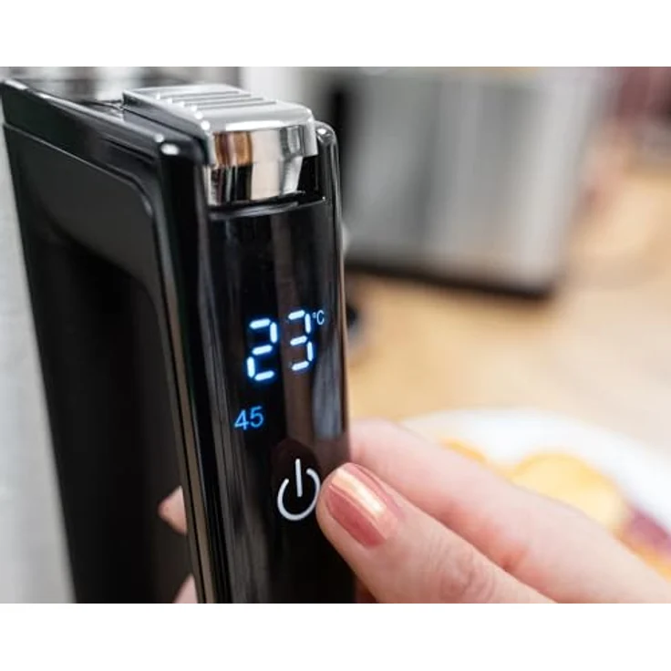 ROMMELSBACHER Wasserkocher WK 3000 - Füllmenge 1,7 Liter, 1-Tasten-Steuerung, Stellstart-Funktion, Temperaturwahl von 45-100 °C, geschlossener Kannenboden, Kochstoppautomatik, 3000 Watt – Bild 3