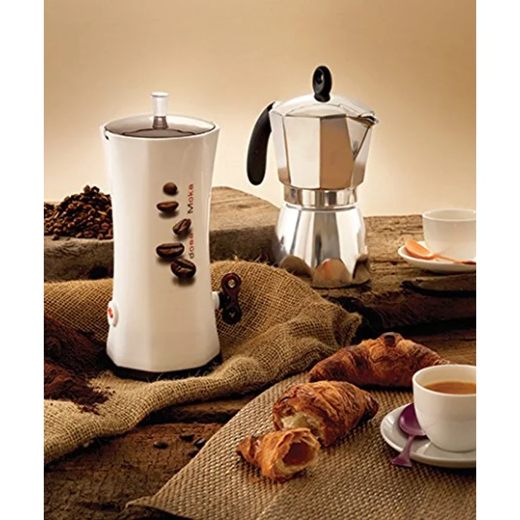 Snips Dosa Moka Kaffeemühle, Kunststoff, weiß- braun  – Bild 6