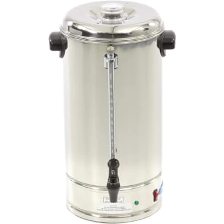 Maxima Kaffeemaschine, Gastro-Modell, 15 l für 120 Tassen, abnehmbarer Edelstahl-Kaffeefilter, automatische Abschaltung, isolierte Griffe – Bild 4