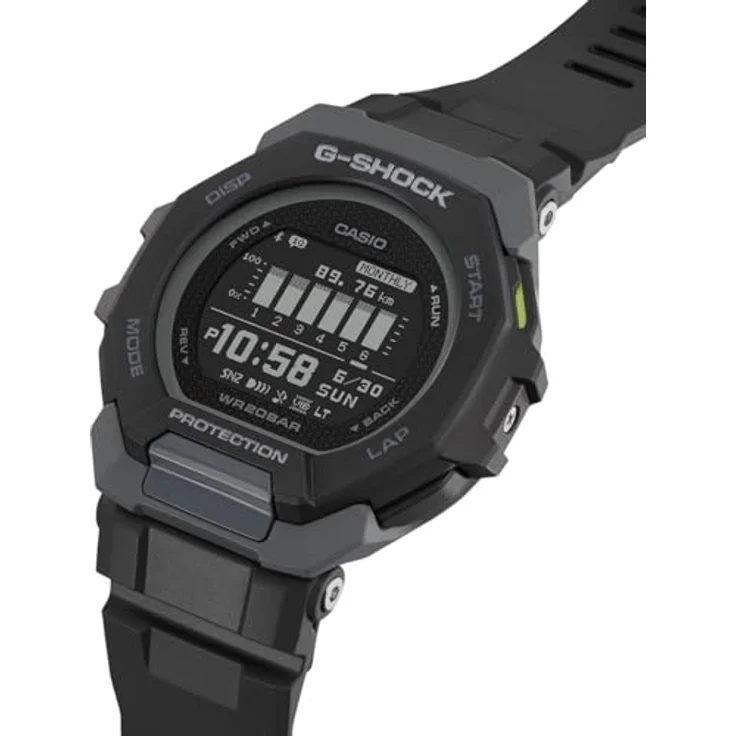 Casio G-Shock Men's Watch GBD-300-1ER, Bluetooth, Black Resin Case and Strap – Bild 3