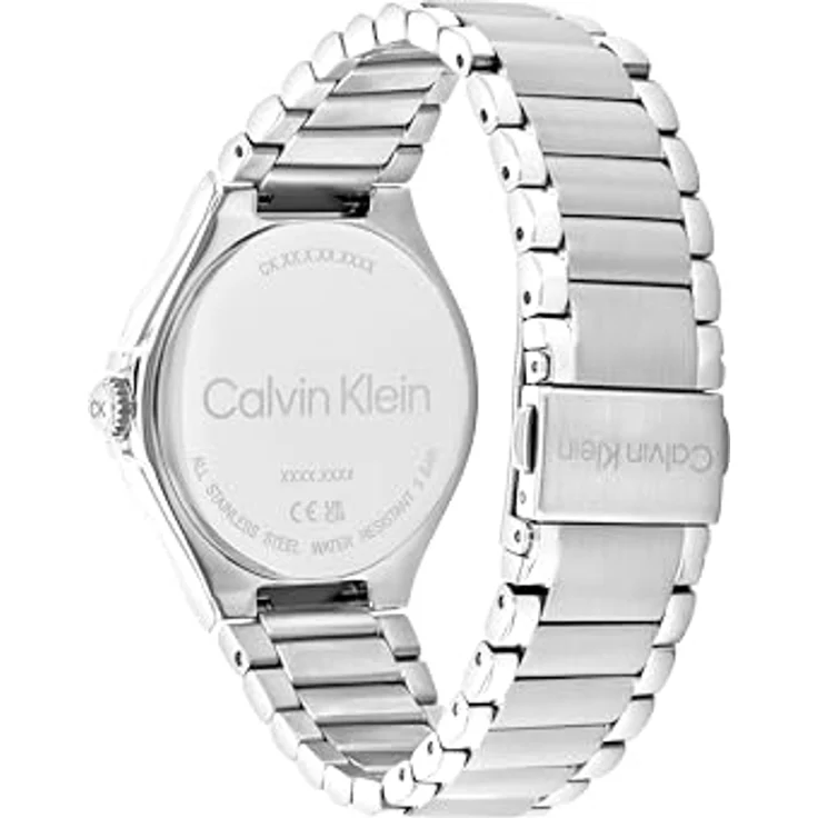 Calvin Klein Klein Multi Zifferblatt Quarz Uhr für Damen Kollektion Vibrancy mit Edelstahlarmband, weißes Zifferblatt – Bild 3