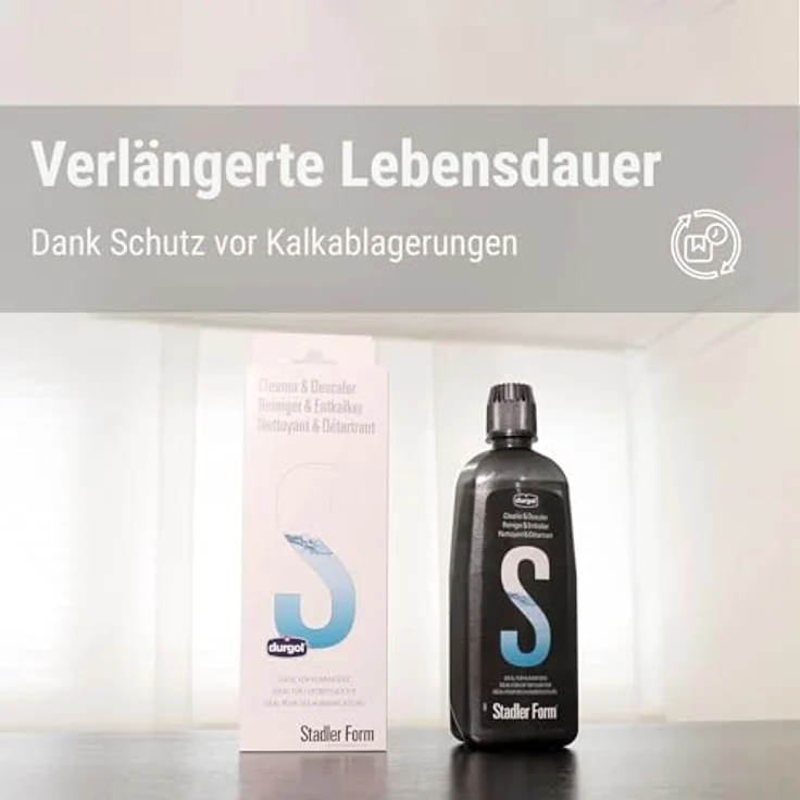 Stadler Form A-116 Durgol Reiniger, 500ml Kaffeemaschinen-Reinigung, biologisch abbaubar und materialschonend – Bild 2