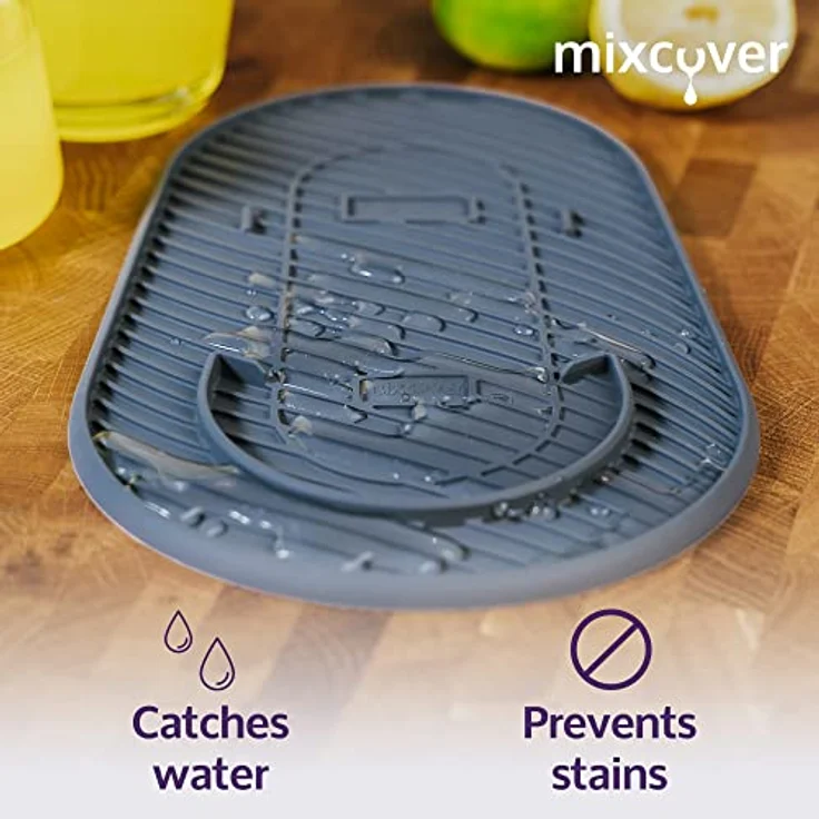 Mixcover graue Silikonmatte für Sodastream DuoTropfschutz Unterlage Soda Stream zubehör für wassersprudler duo Zubehör für sodastream duo zubehör oder sodastream e-duo – Bild 3