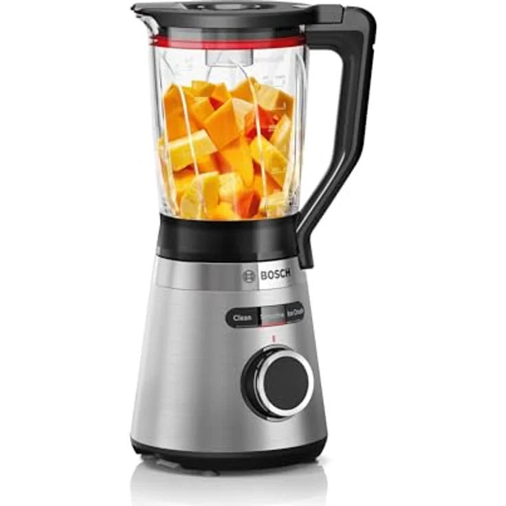 Bosch MMB6382M Standmixer, 1200W, 1,5L, 3 Programme, Impulsfunktion, grau – Bild 2