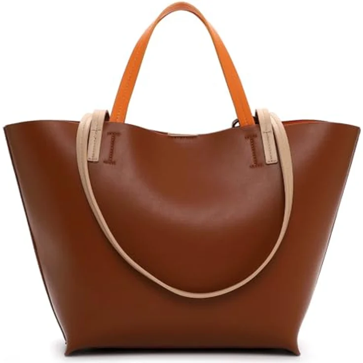 Tamaris Shopper TAS Keshia, eleganter Damen Shopper mit zweifarbigem Design und Bag in Bag Funktion – Bild 4