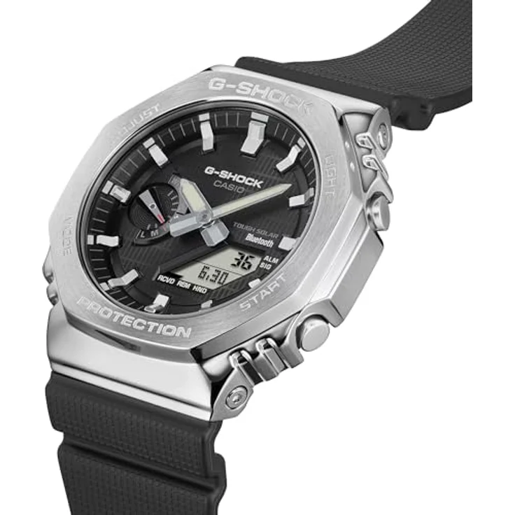 Casio Watch GBM-2100-1AER, Smart Analog-Digital-Uhr mit Bluetooth und Solarbetrieb, Schwarz – Bild 2