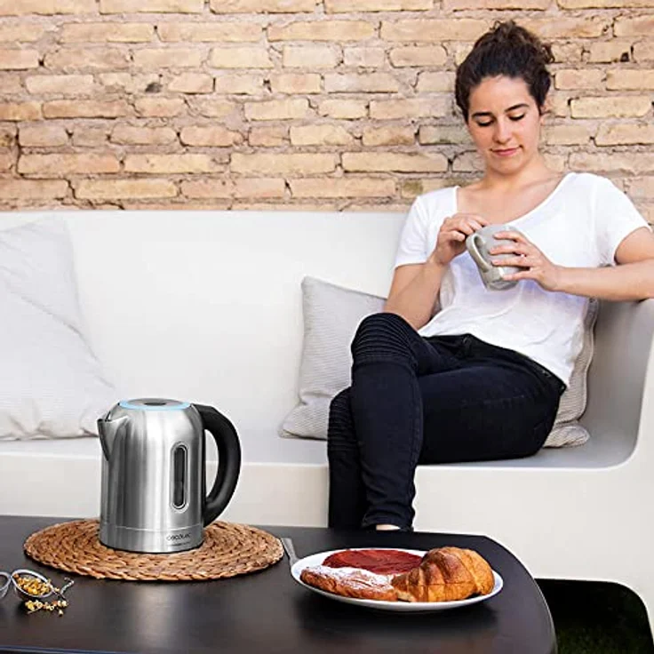 Wasserkocher Cecotec ThermoSense 290 Steel 2200W 1,7L Edelstahl – Bild 8