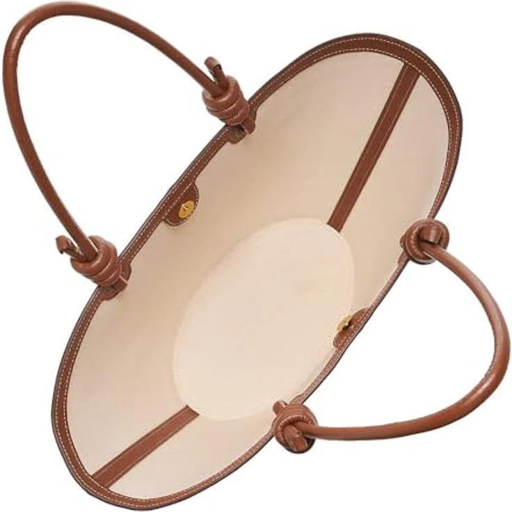 Fossil Summer Shopper Tasche, 29 cm, braun, 100% Polyethylen – Bild 3