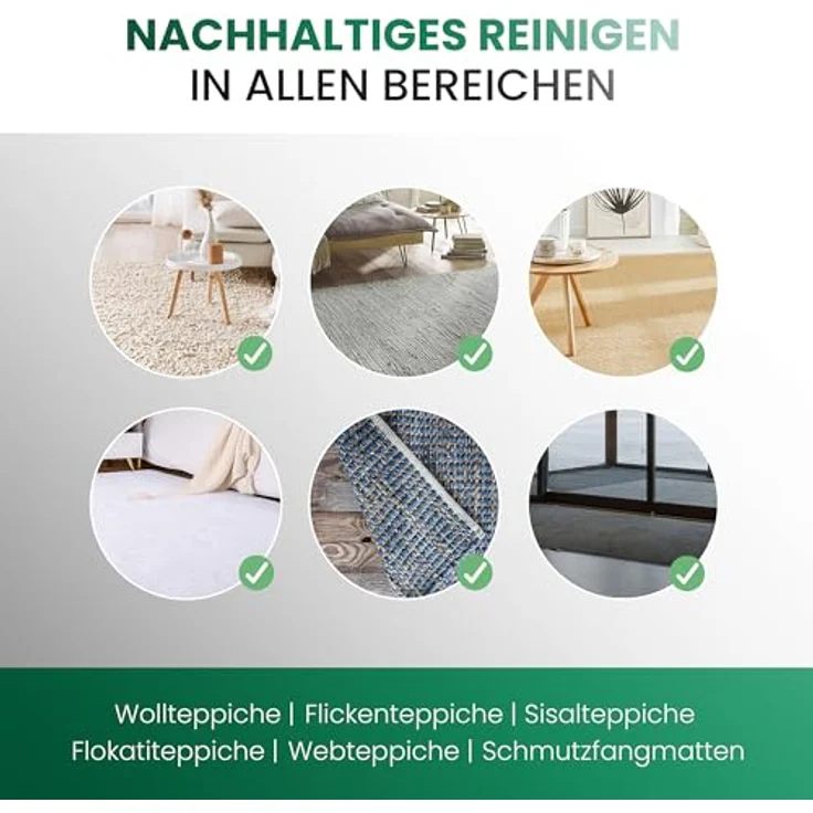 BiOHY Teppichreiniger für Waschsauger, 2 x 1 Liter, kraftvoll gegen Flecken und Schmutz, materialschonend & tierfreundlich, hergestellt in Deutschland – Bild 3