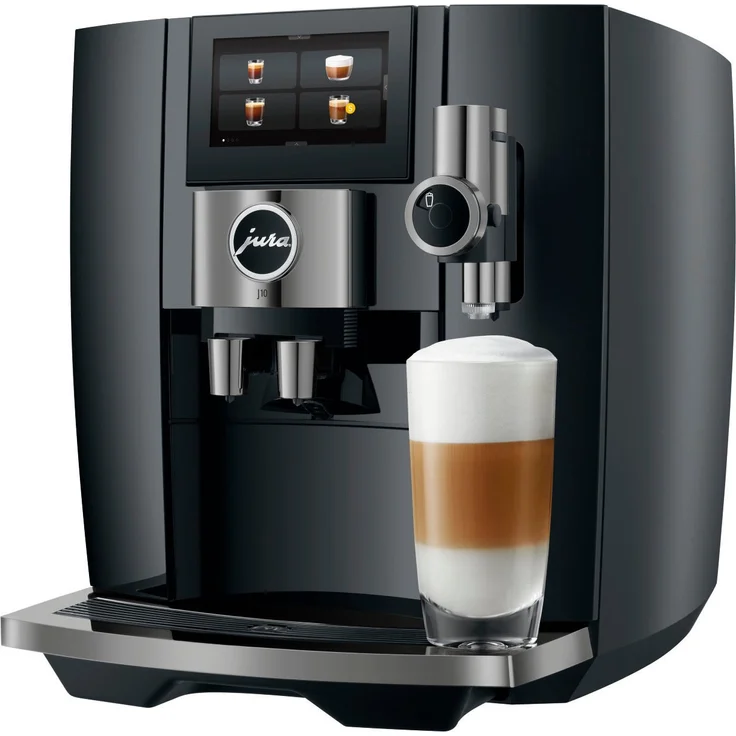 JURA Kaffeevollautomat 15562 J10 Piano Black, Kaffeemaschine mit Cold Extraction Process - Preisvergleich – Bild 1