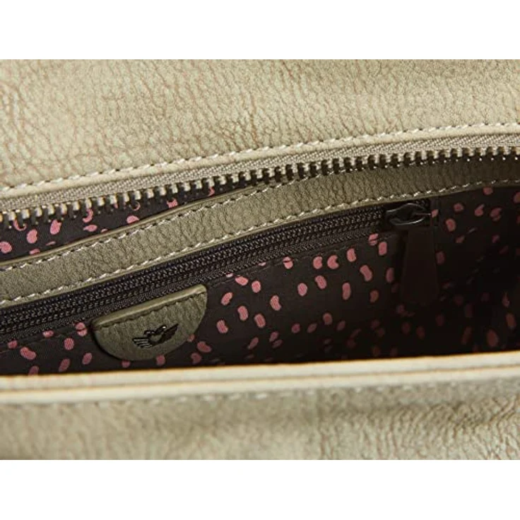 Fritzi aus Preußen Lipstick02, Handtasche mit mehreren Fächern, Grau – Bild 5