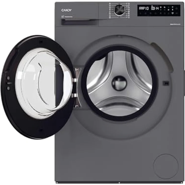 CANDY LAVAT.CANDY BR 26SSB5G-S, Superslim Frontlader Waschmaschine, 6 kg, anthrazit, Energieeffizienzklasse A, 1200 RPM – Bild 2