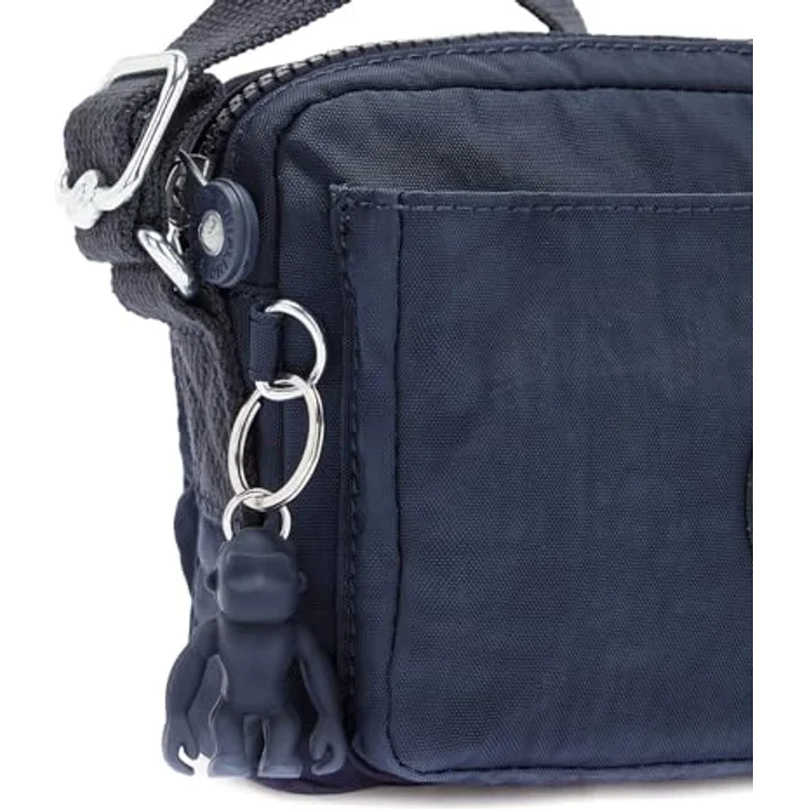 KIPLING Umhängetasche Basic Abanu Crossbody S, kleine Tasche in Blue Bleu 2 mit vielen Zipperfächern und verstellbarem Schulterriemen – Bild 5
