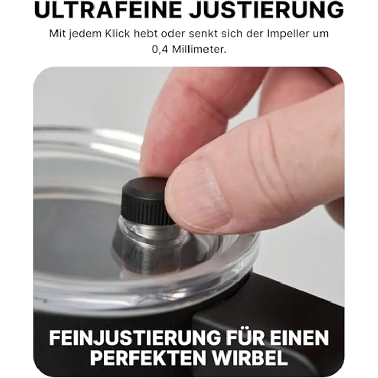 Subminimal Milchaufschäumer NanoFoamer Pro Gen2 Milchaufschäumer, Schwarz, 180ml Fassungsvermögen, 400 Watt, Lithium-Ionen Akku – Bild 6