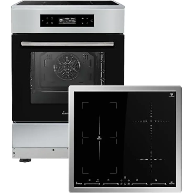 KKT KOLBE SH6313IND, Backofen und Induktionskochfeld mit 10 Heizfunktionen, 58 cm SUPERKERAMIK®-Oberfläche und TouchSelect Sensortasten