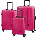 CHECK.IN Trolley-Set Cork, 3-TLG., Beere