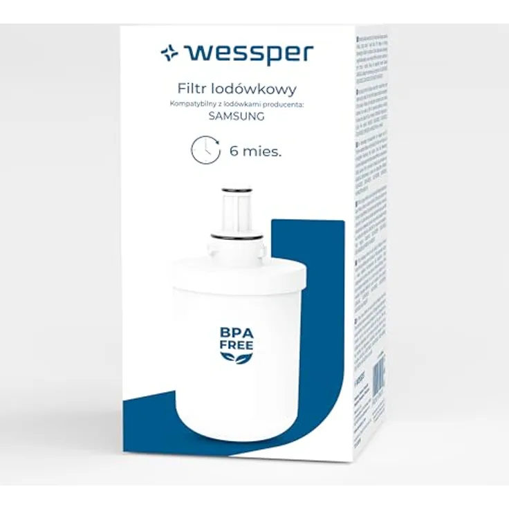 Wessper® Kühlschrank Wasserfilter Ersatz für Samsung Aqua-Pure Plus, kompatibel mit DA29-00003G/B/A, hohe Filtrationsleistung, langlebig und einfach zu installieren