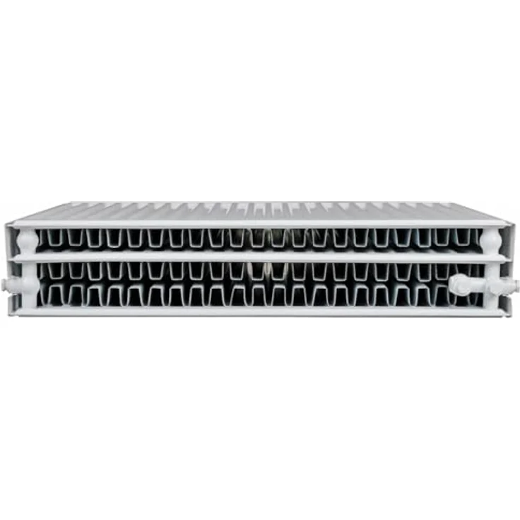 Belrad Universalheizkörper T33, Kompakt Ventilheizkörper 6 Anschlüsse, 400x800 mm, 1369 W, Reinweiß – Bild 3