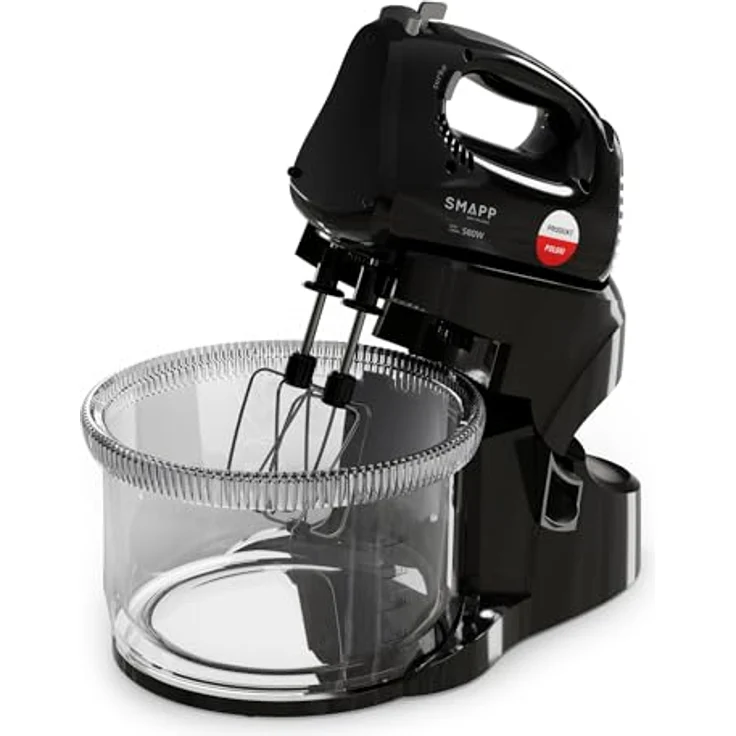 Smapp Handmixer Mixer mit Schüssel 451.8 2 Schüsseln schwarz, Handmixer – Bild 2
