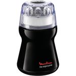 Moulinex AR-1108 Grinder, Elektrische Kaffeemühle mit 180W, Grob- und Feinmahlgradeinstellungen, Schwarz