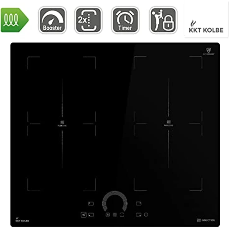 Autarkes Herdset: 60cm Einbaubackofen EB8016ED + 59cm Induktionskochfeld IH85904FZ | Katalyse | Drehspieß | Pizzafunktion | Grill | Heißluft | Teleskopauszüge | Automatik-Timer | SET8016IH594FZ - Preisvergleich – Bild 4