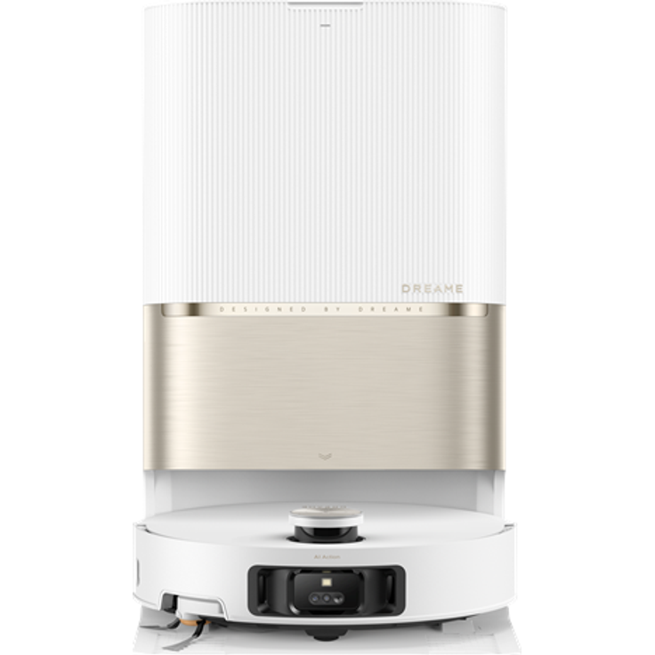 Dreame L60 Pro Ultra, Roboter Staubsauger mit 35.000 Pa Saugleistung, vielseitiger Wischfunktion und 360°-Kartierung, weiß