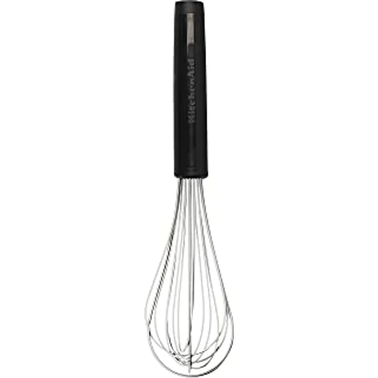 KitchenAid 6er Set Küchenutensilien und Halter, Antihaftbeschichtet, Spülmaschinenfest, Kochgeschirr, Schwarz, 16.5 x 16.5 x 36.8 cm – Bild 4