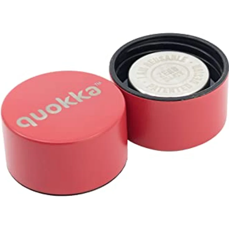 Quokka SOLID Thermosflasche aus Edelstahl mit Halterung, 510 ml, doppelwandige Vakuumisolierung, Cherry Red – Bild 3