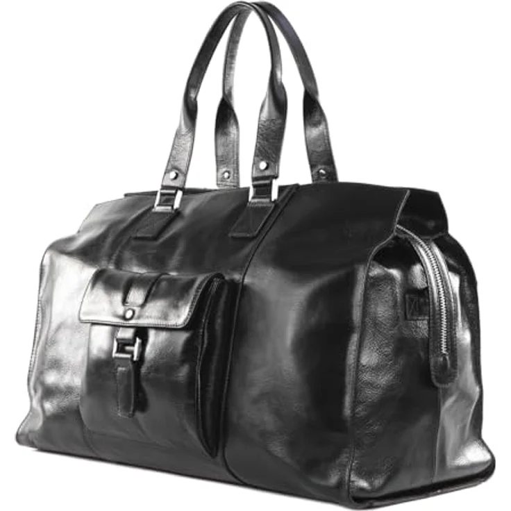Picard Buddy Weekender Reisetasche aus 100% Leder, 54 cm, schwarz – Bild 2