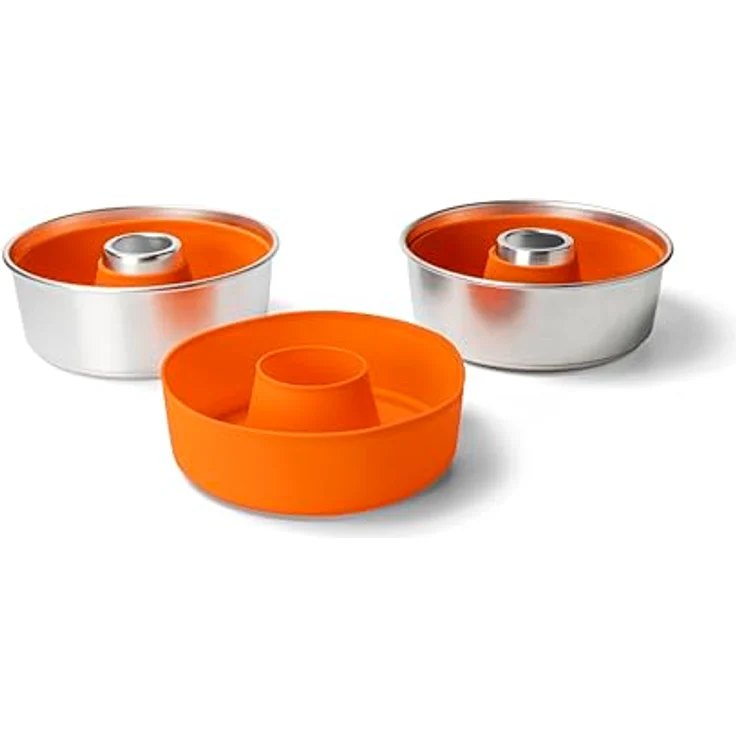 Omnia Silikonform Maxi 3L, flexible Backform in Orange für köstliche Sahnekreationen – Bild 3