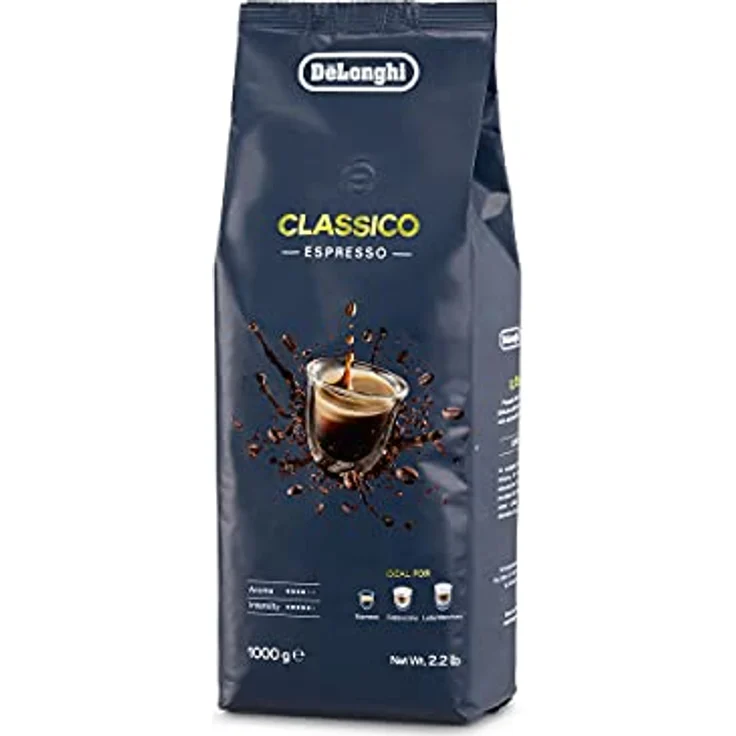 DeLonghi AS00000175, 1 kg geröstete Kaffeebohnen, medium geröstet – Bild 1