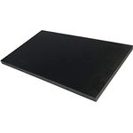 Schneidbrett Gastro Kunststoff Schneidebrett GN 600 X 400 X 20 mm Polyethylen/Polypropylen PP, (Schwarz 600x400x20)
