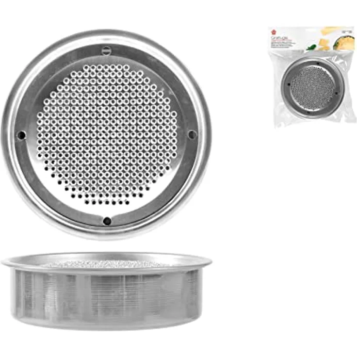 Habi 2544718 Reibe rund Bari, Aluminium, 18 cm