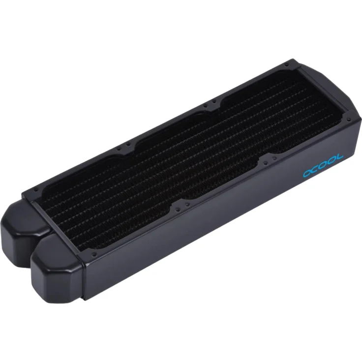 Alphacool NexXxoS HPE-45, Full Copper 80mm Triple Radiator für Wasserkühlung, optimiert für Push/Pull-Betrieb, hohe Finnendichte
