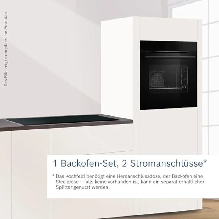 Bosch HND411LS63 Herdset, Einbaugerät mit 71 l Garraum, Glaskeramikkochfeld und Energieeffizienz A+ – Bild 4
